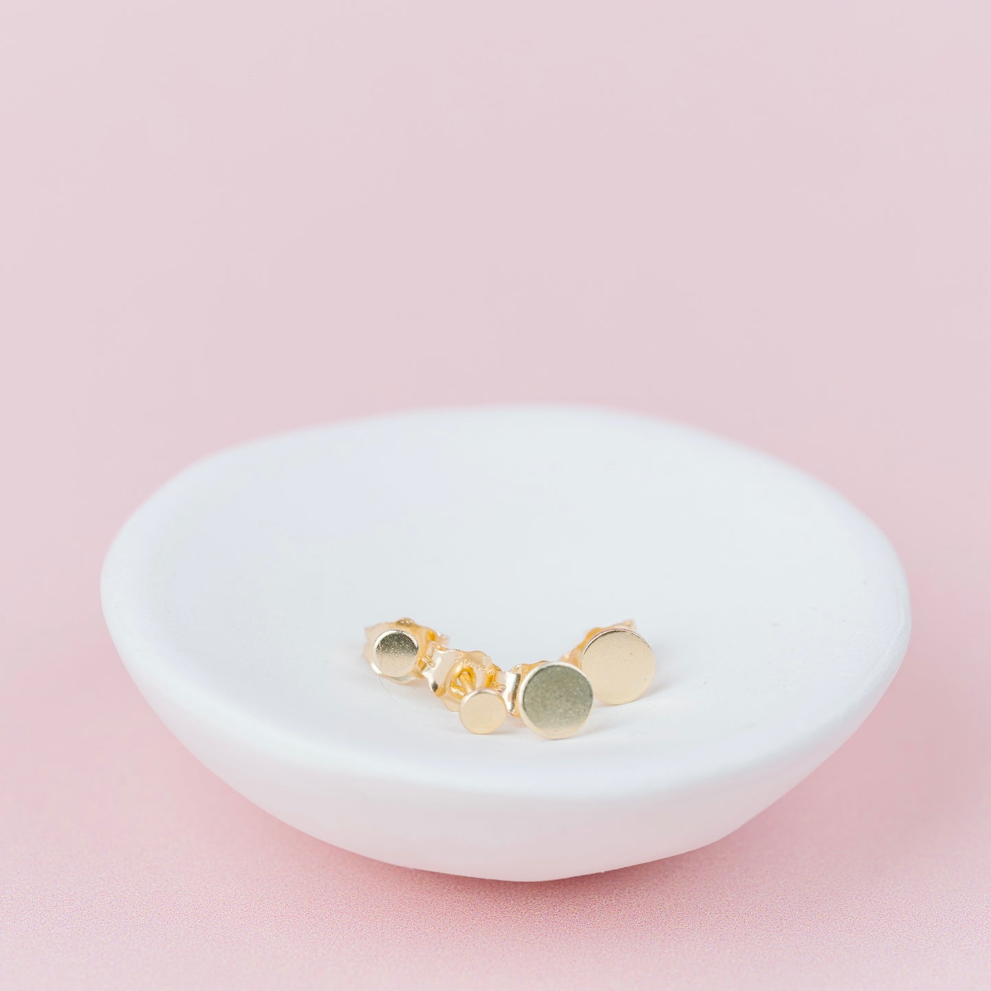 Everyday Discs | 14k Gold Filled Stud Earrings