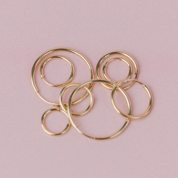 Everyday Hoops | 14k Gold Filled Earrings Everyday Hoops | 14k Gold Filled Earrings