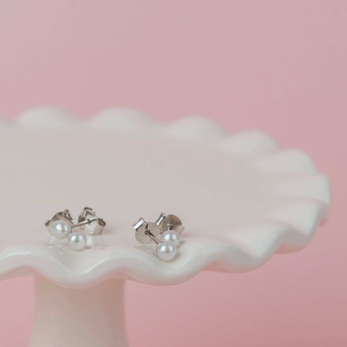Mini Pearls | Freshwater Pearl Earrings