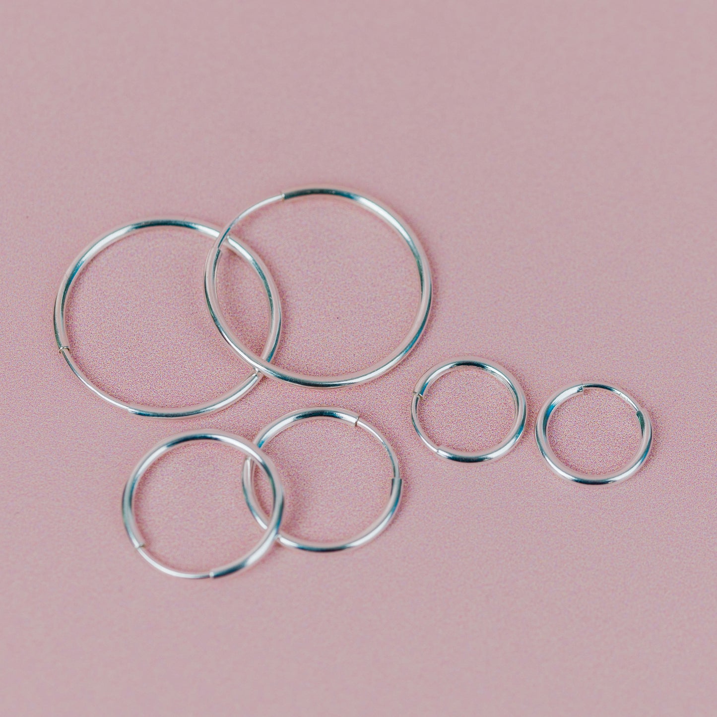 Everyday Hoops | Sterling Silver Earrings