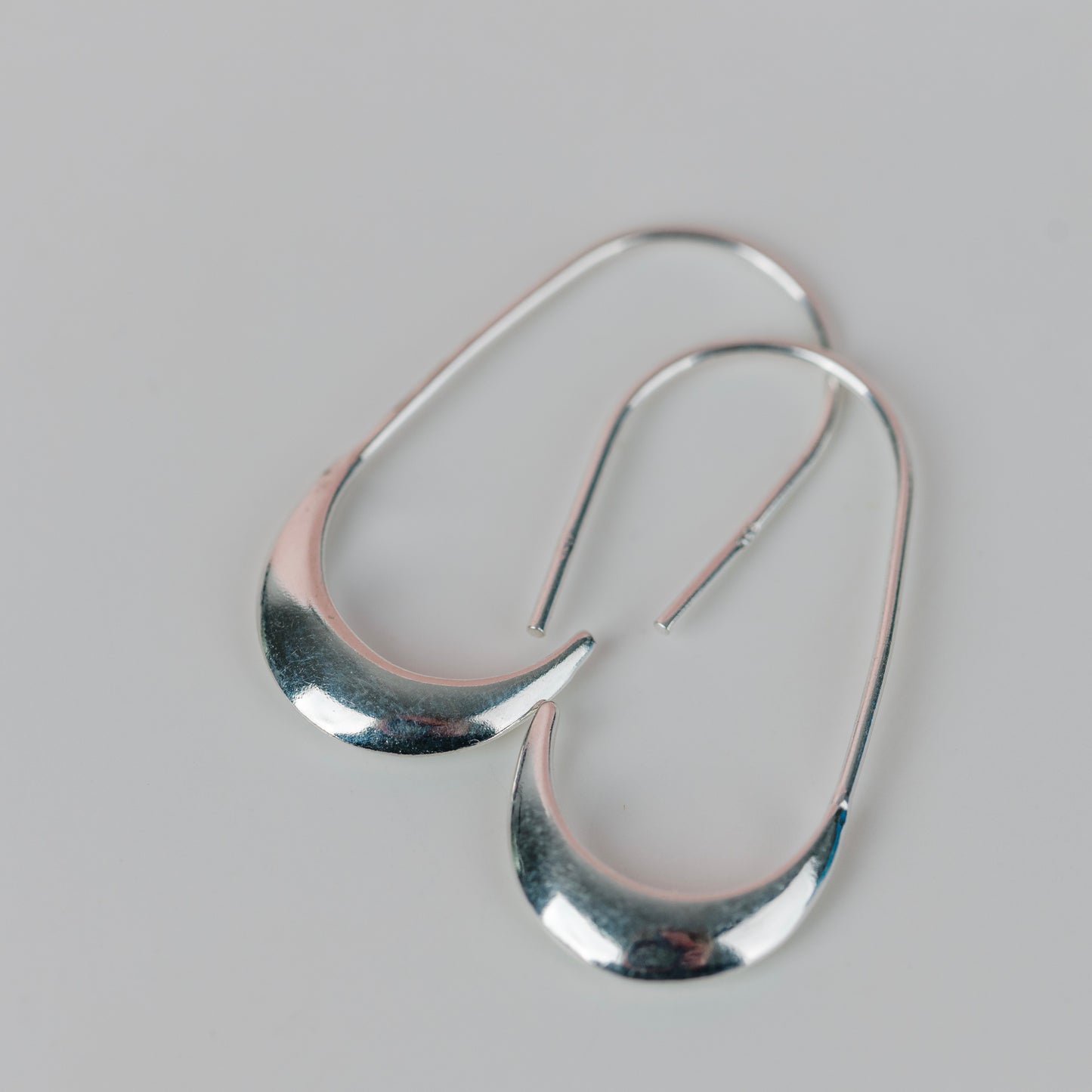 The Paper Clip | Sterling Silver Earrings