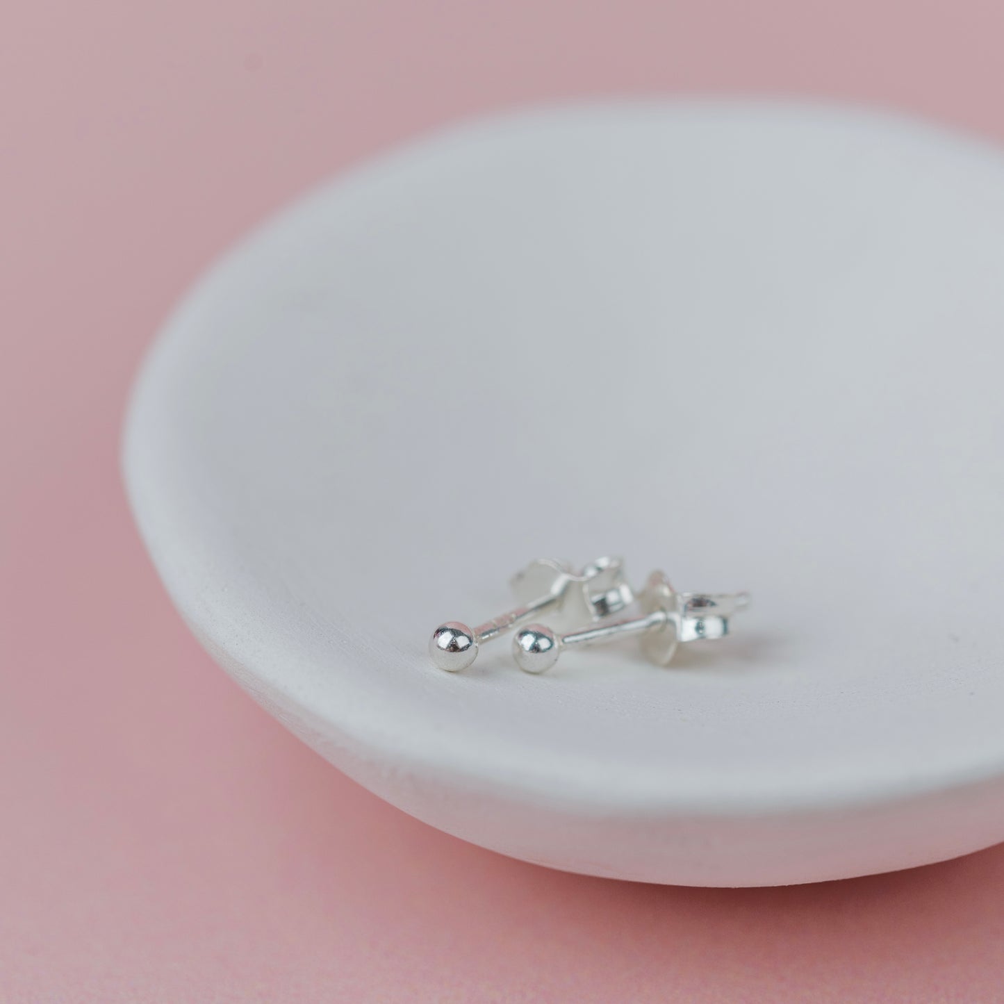 Micro Studs | Sterling Silver Earrings