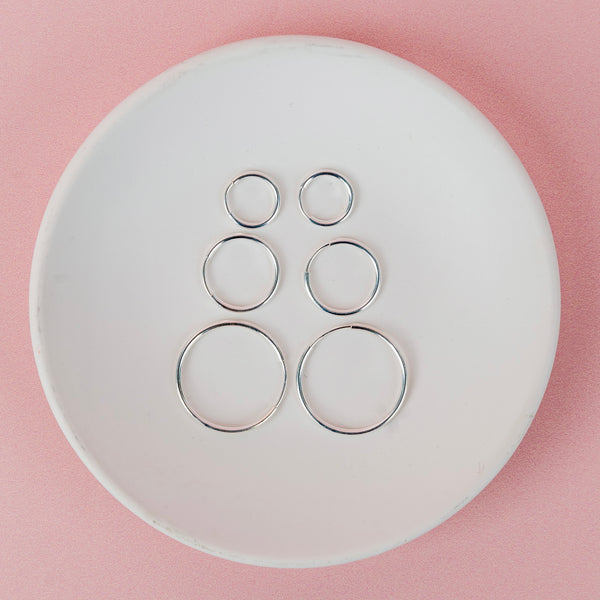 Everyday Hoops | Sterling Silver Earrings Everyday Hoops | Sterling Silver Earrings