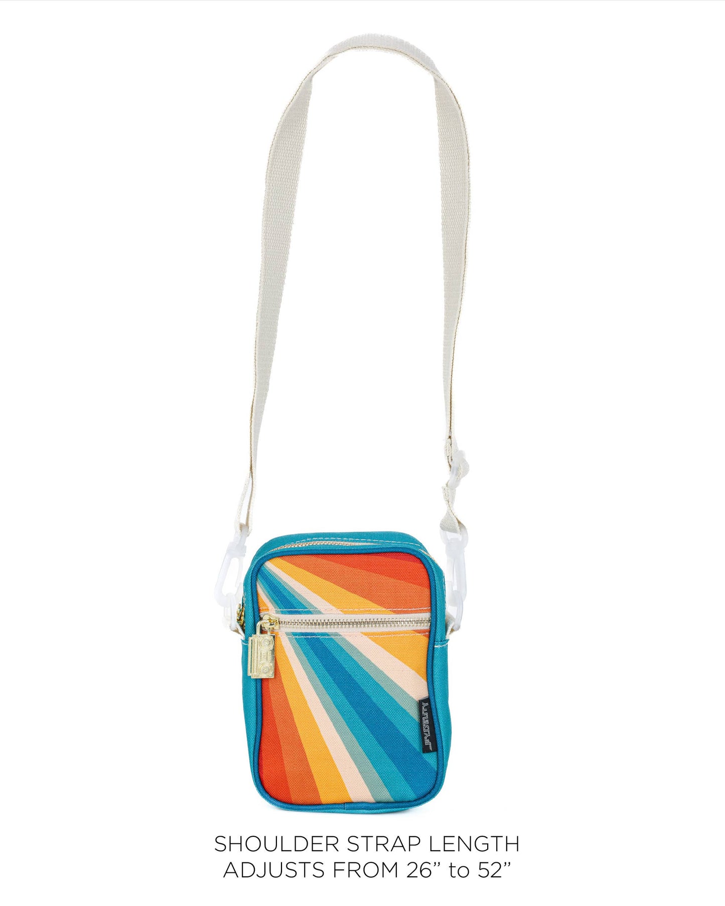 Retro Rainbow Mini Brick Bag Recycled RPET