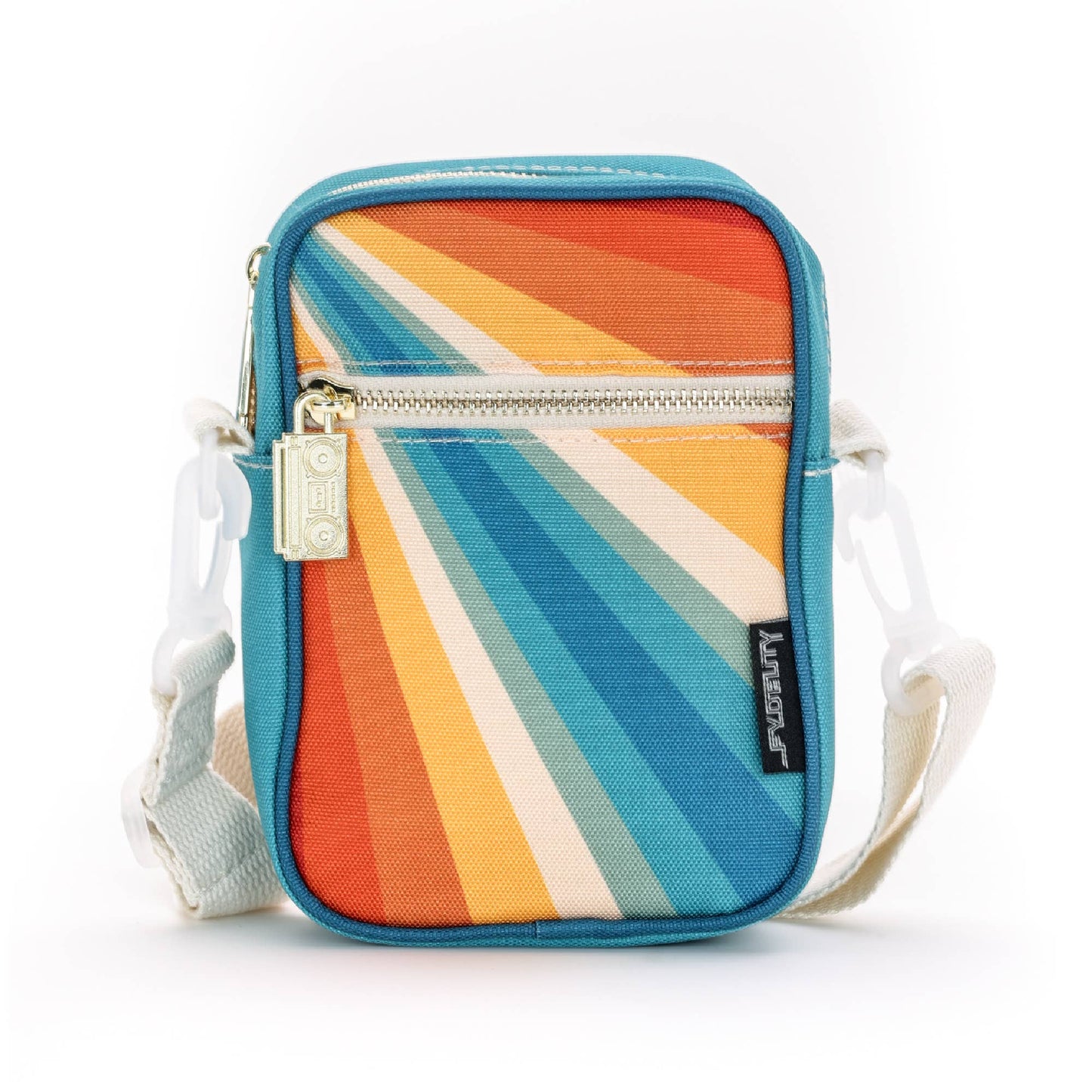 Retro Rainbow Mini Brick Bag Recycled RPET