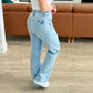 Mildred High Rise V Front Waistband Straight Jeans