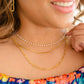 Triple Threat Layered Necklace