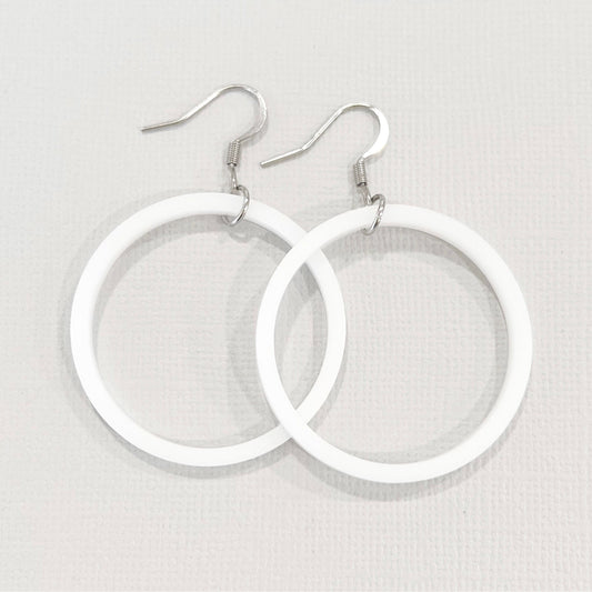 THE STAPLE HOOPS in White
