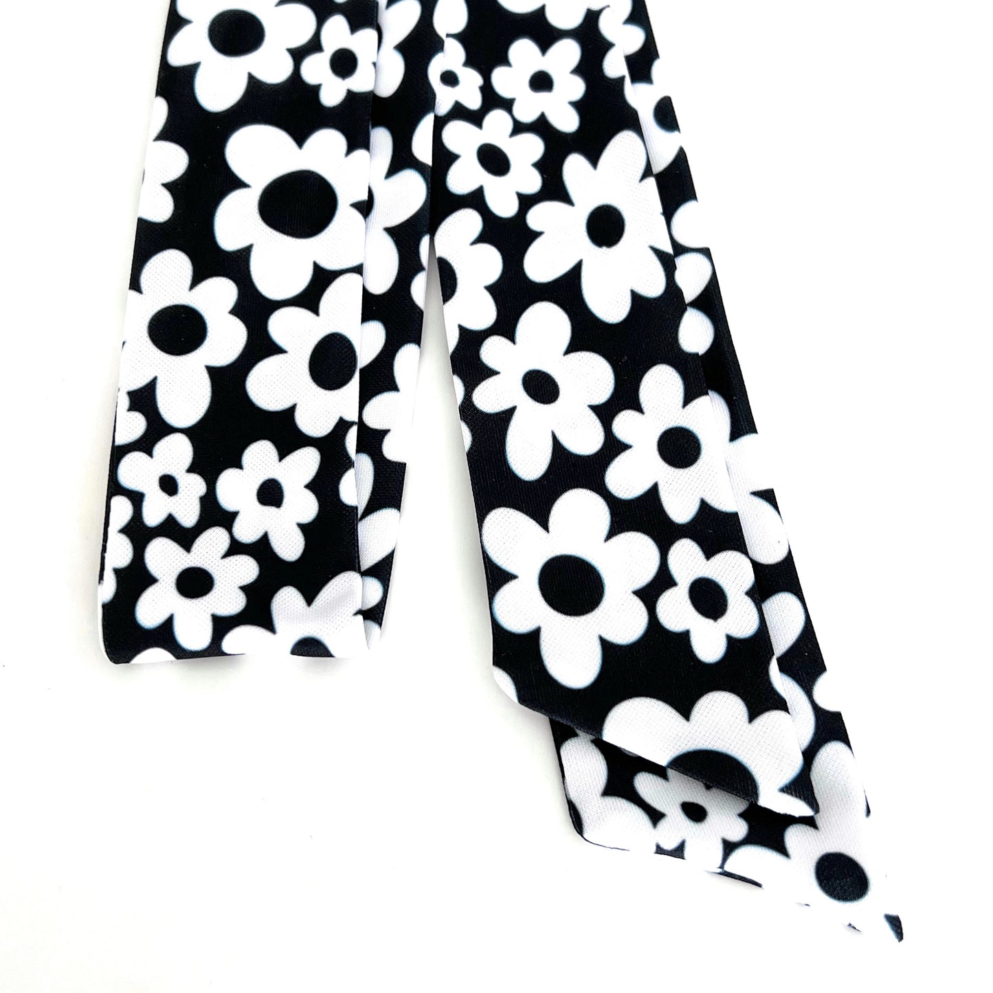 THE BEST EARRINGS/HEADBAND gift set in Black and White Daisy/ Statement Accessories