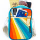 Retro Rainbow Mini Brick Bag Recycled RPET