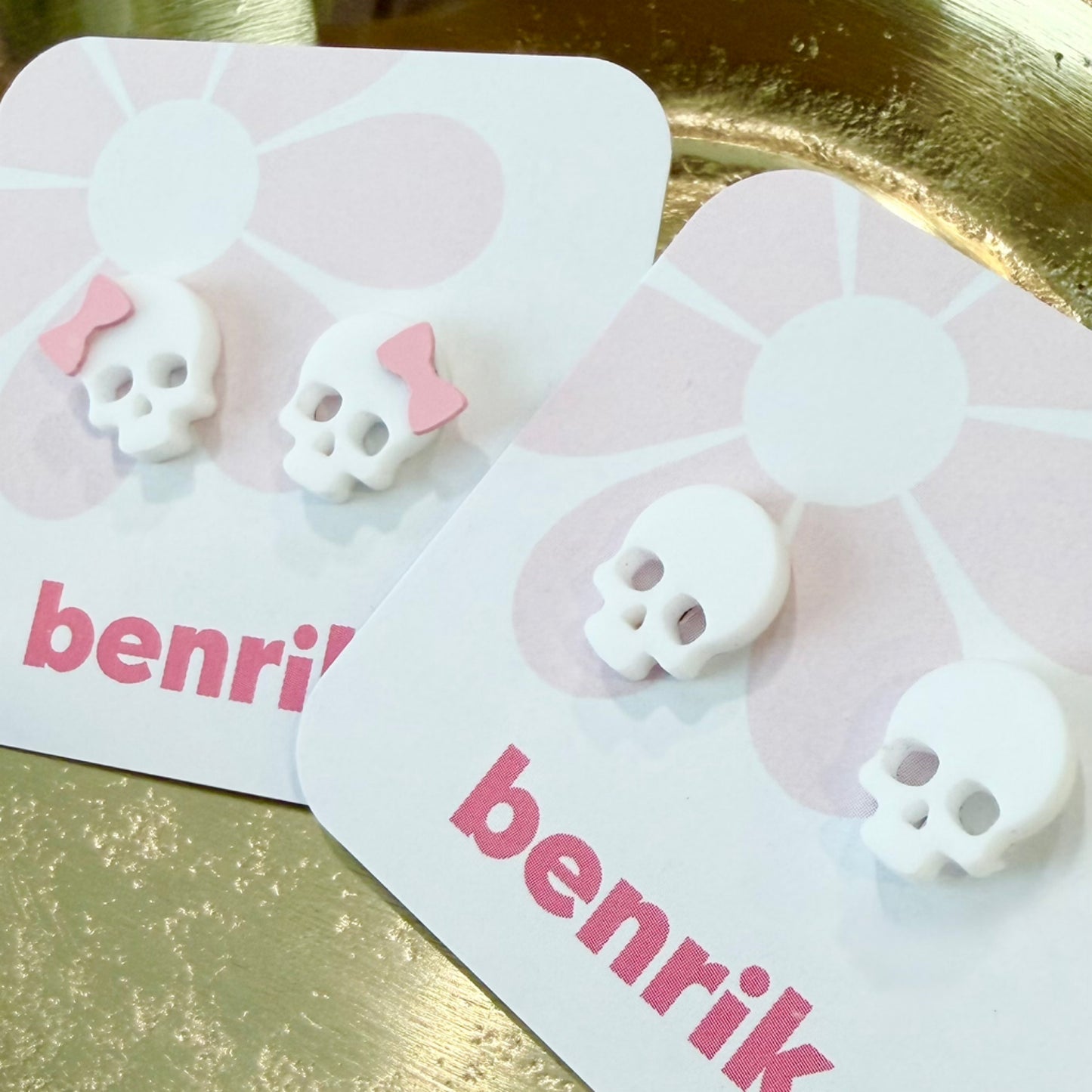 Benrik Originals Skull Studs
