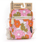 Floral Orange & Pink Mini Brick Bag Recycled RPET