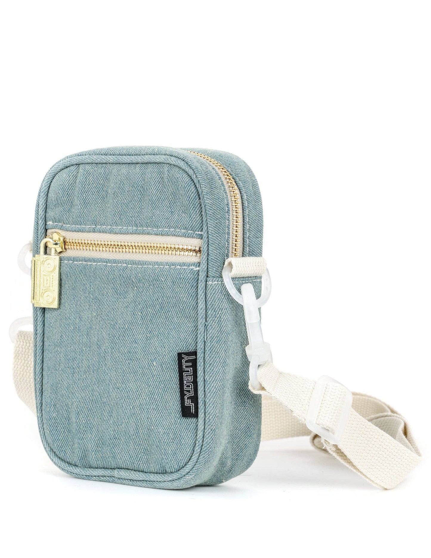Denim Mini Brick Bag