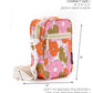 Floral Orange & Pink Mini Brick Bag Recycled RPET