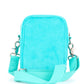 Corduroy Turquoise Mini Brick Bag