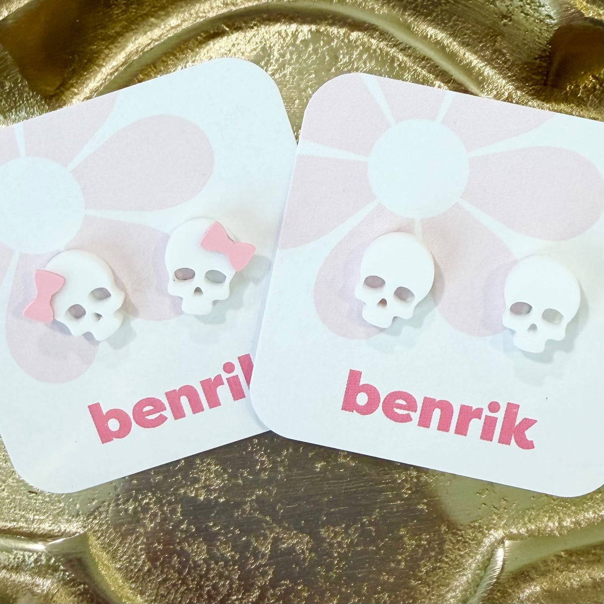 Benrik Originals Skull Studs