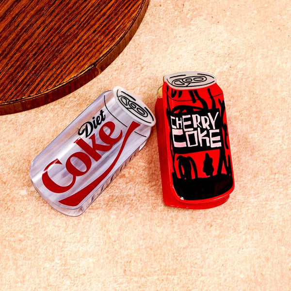 Coke Can Hair Claw, Summer Soda Can - Inspired Hair Clip