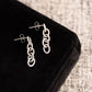 Waterproof PVD Surgical Steel Loop Dangle Earrings