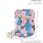 Pink Blue Floral Small Crossbody Bag Brick