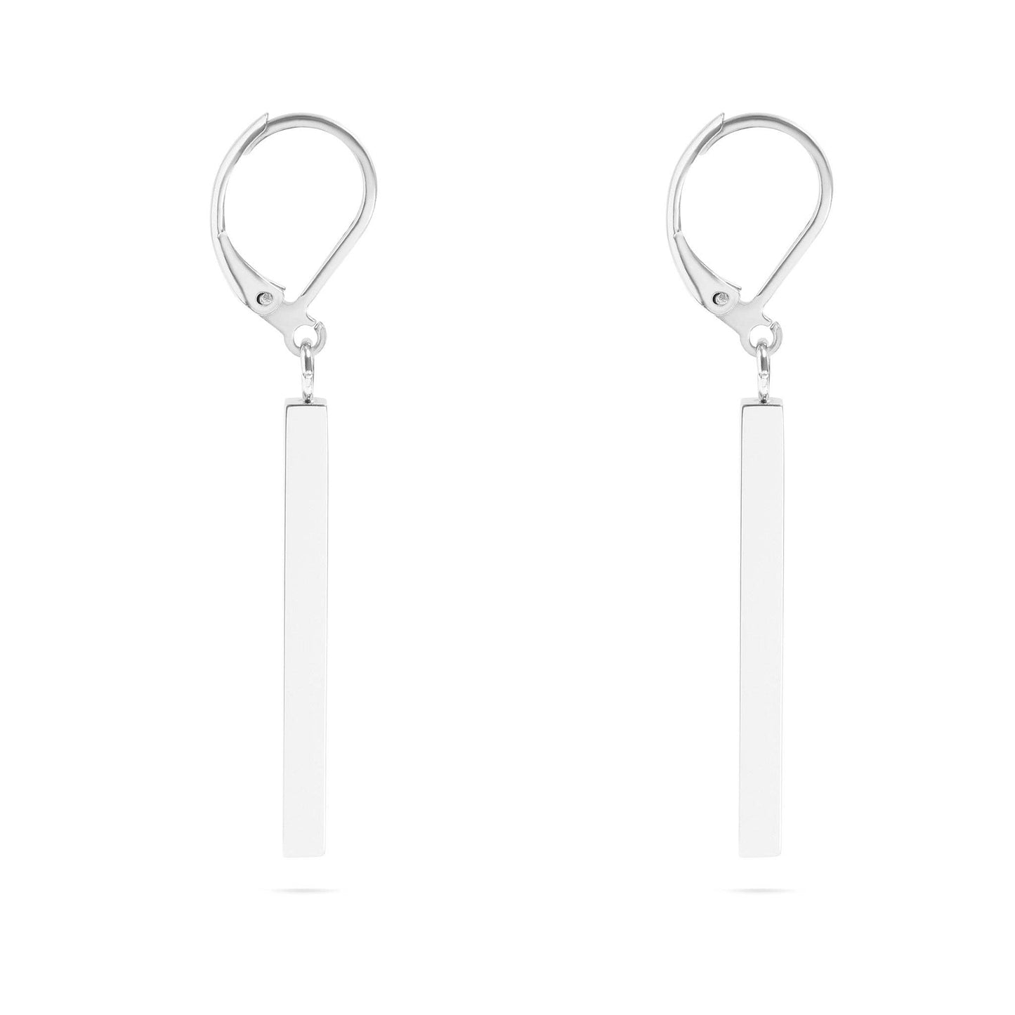 Waterproof Vertical Bar Drop Earrings
