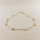 18k Gold Filled Flower CZ Necklace