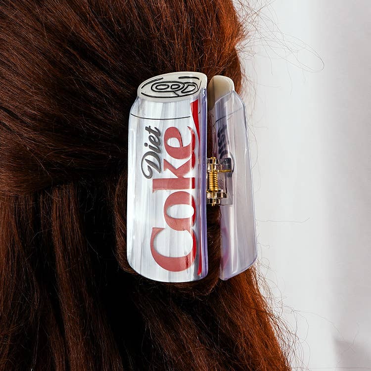 Coke Can Hair Claw, Summer Soda Can - Inspired Hair Clip