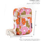 Floral Orange & Pink Mini Brick Bag Recycled RPET