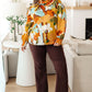 All Together Now Mock Neck Blouse