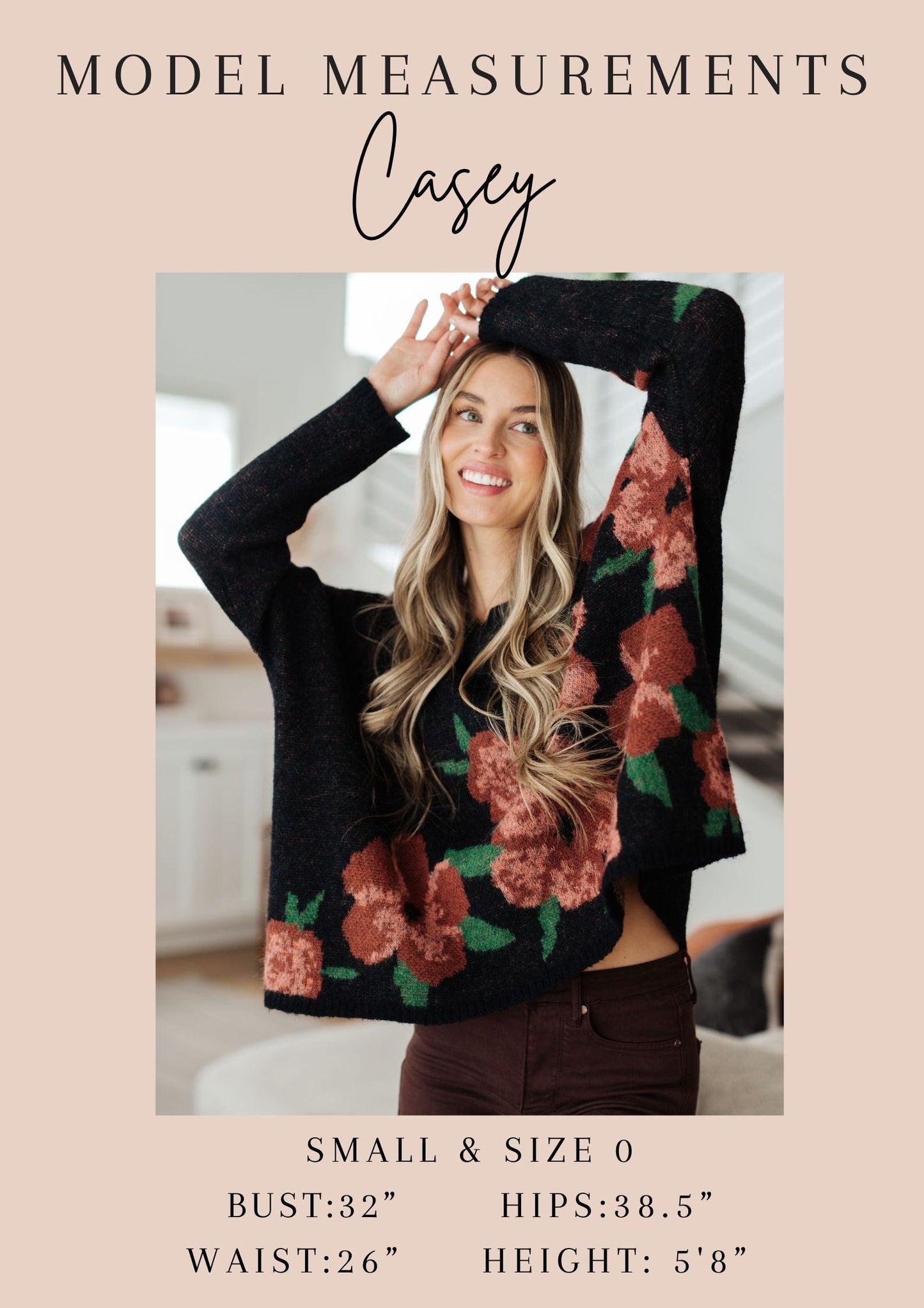 The Happiest Flowers Floral Sweater