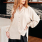 Sweetheart Button Up Blouse