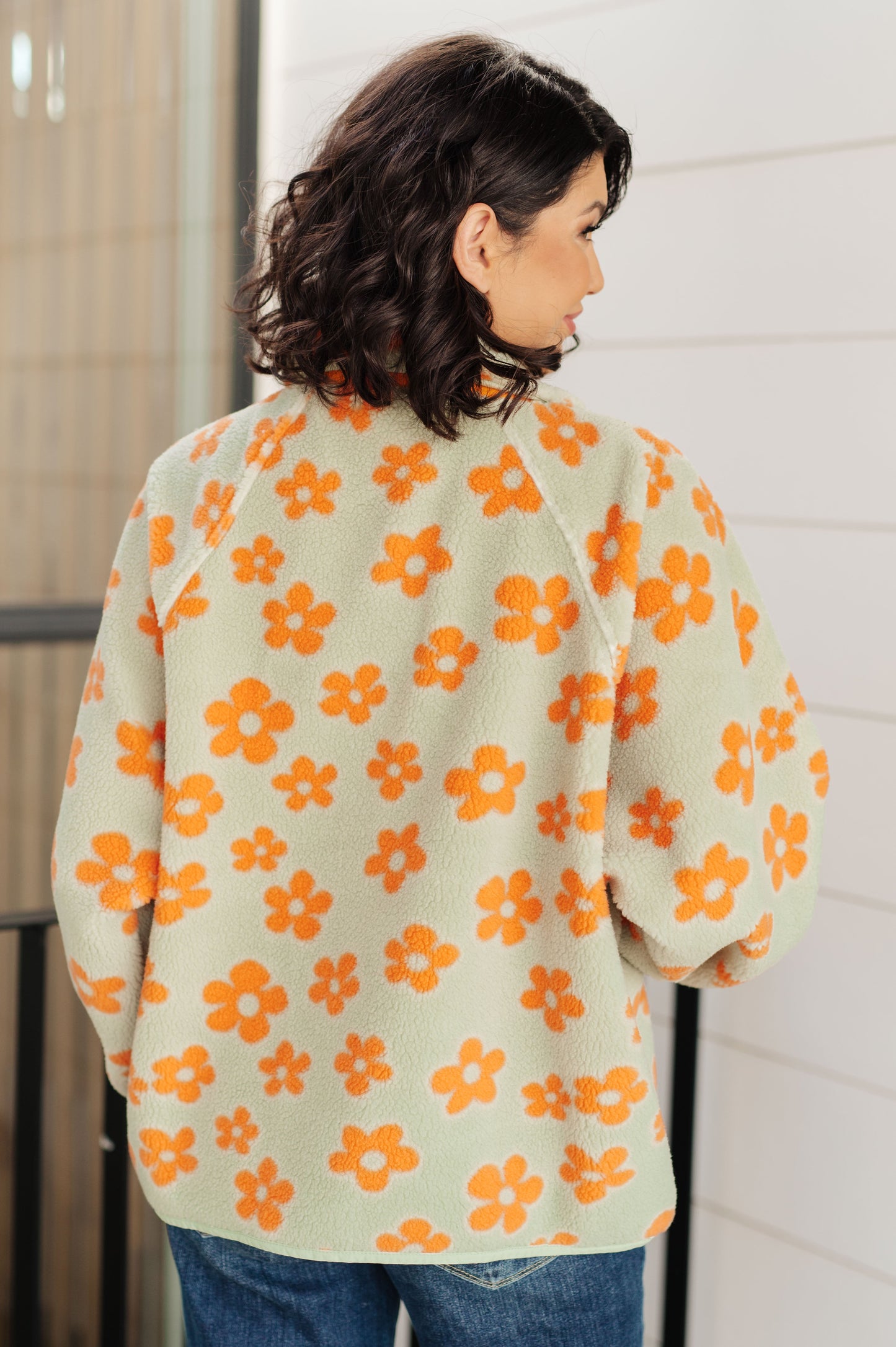 The Happy Floral Fleece Jacket