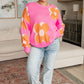 Quietly Bold Mod Floral Sweater