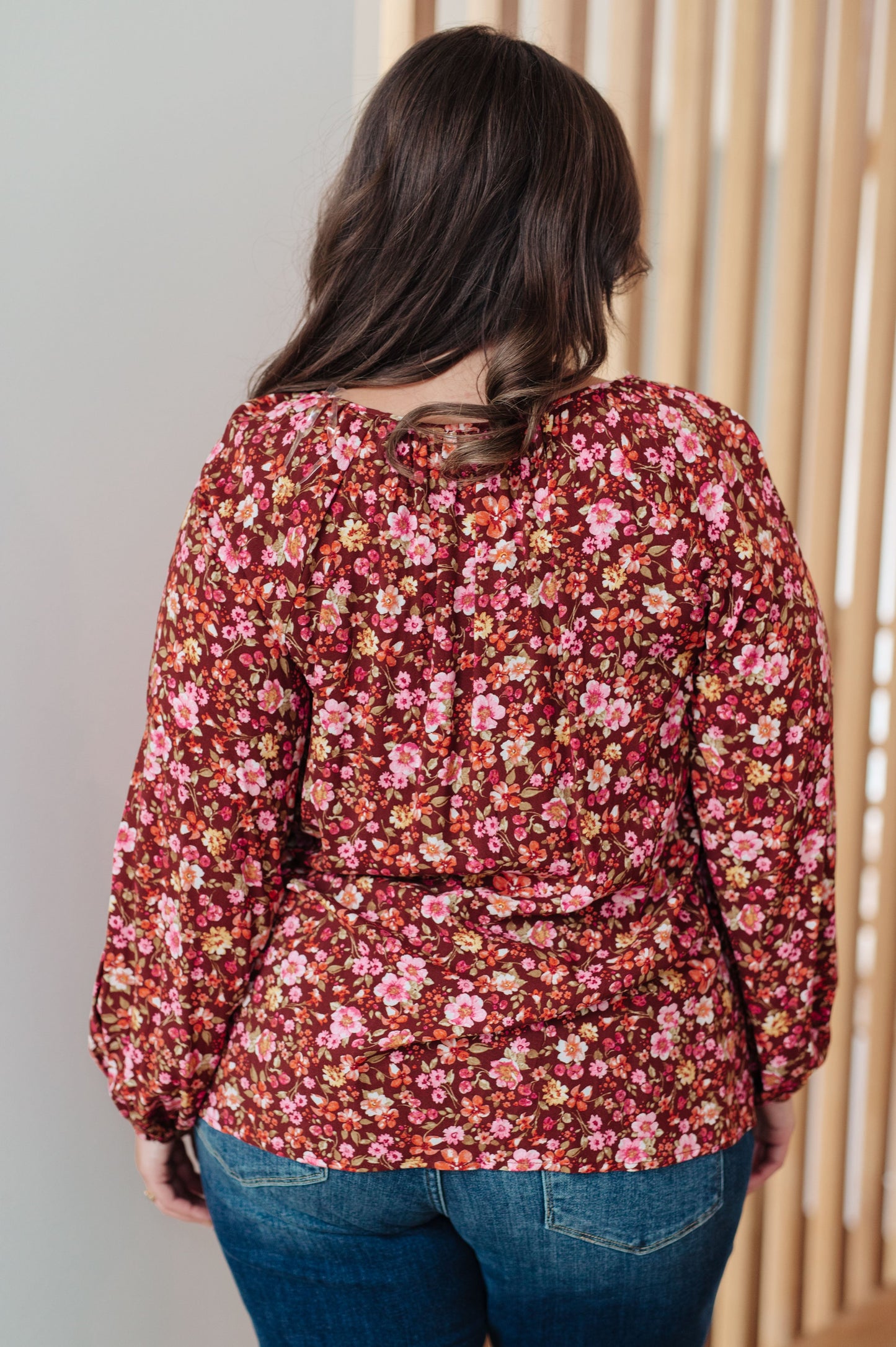 Sunday Afternoon Blouse in Rust Floral