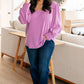 Purple Princess Balloon Sleeve Top