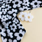 THE BEST EARRINGS/HEADBAND gift set in Black and White Daisy/ Statement Accessories