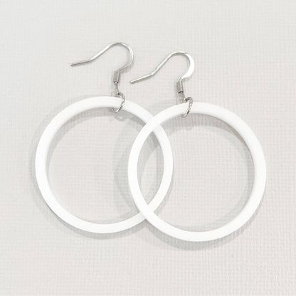 THE STAPLE HOOPS in White